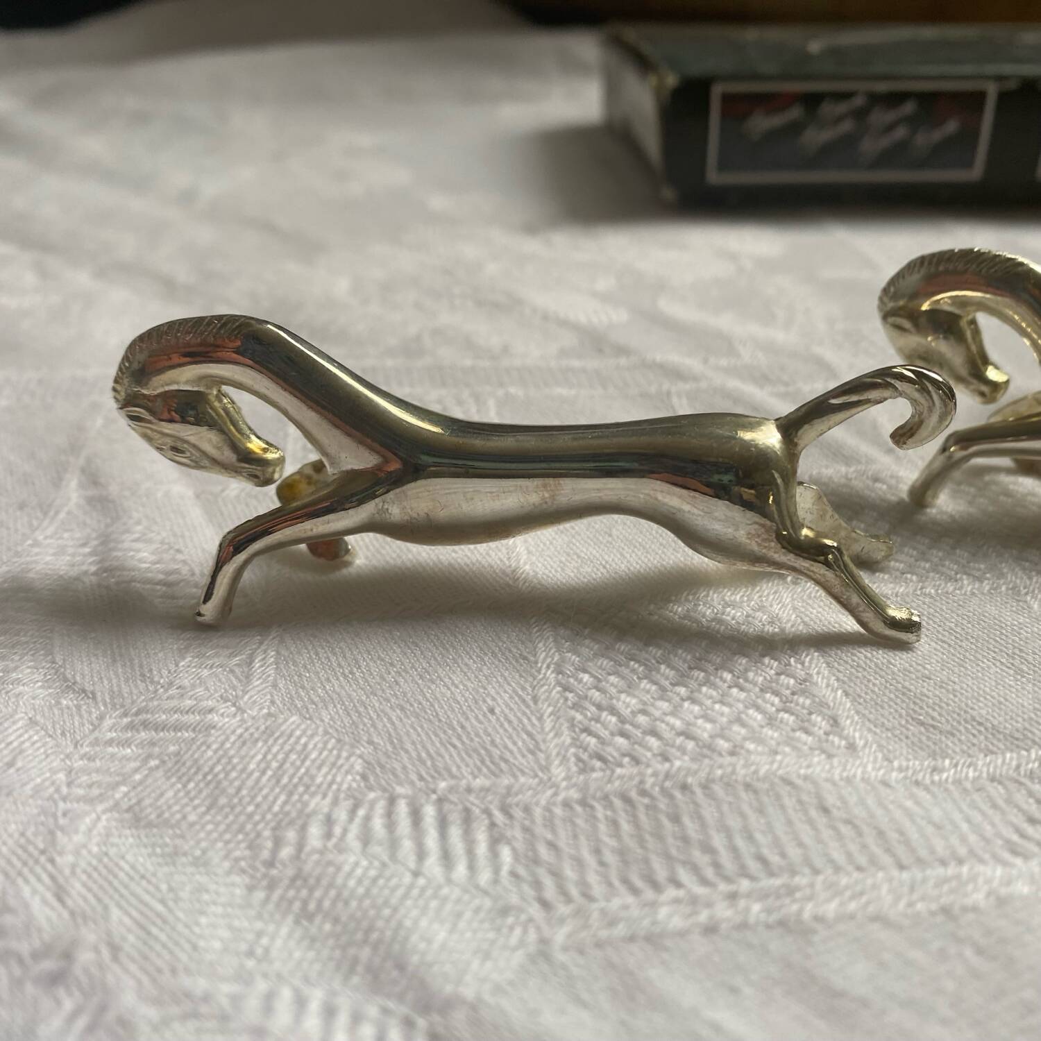 Vintage horse knife holder
