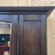 English oak wardrobe from the beginning of the 20th century - Dismantable into 3 parts