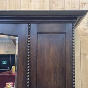 English oak wardrobe from the beginning of the 20th century - Dismantable into 3 parts