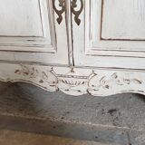 Cream patinated buffet