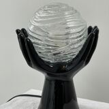 Vintage ceramic hand lamp