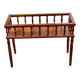 Carved solid wood planter from the 1980s.