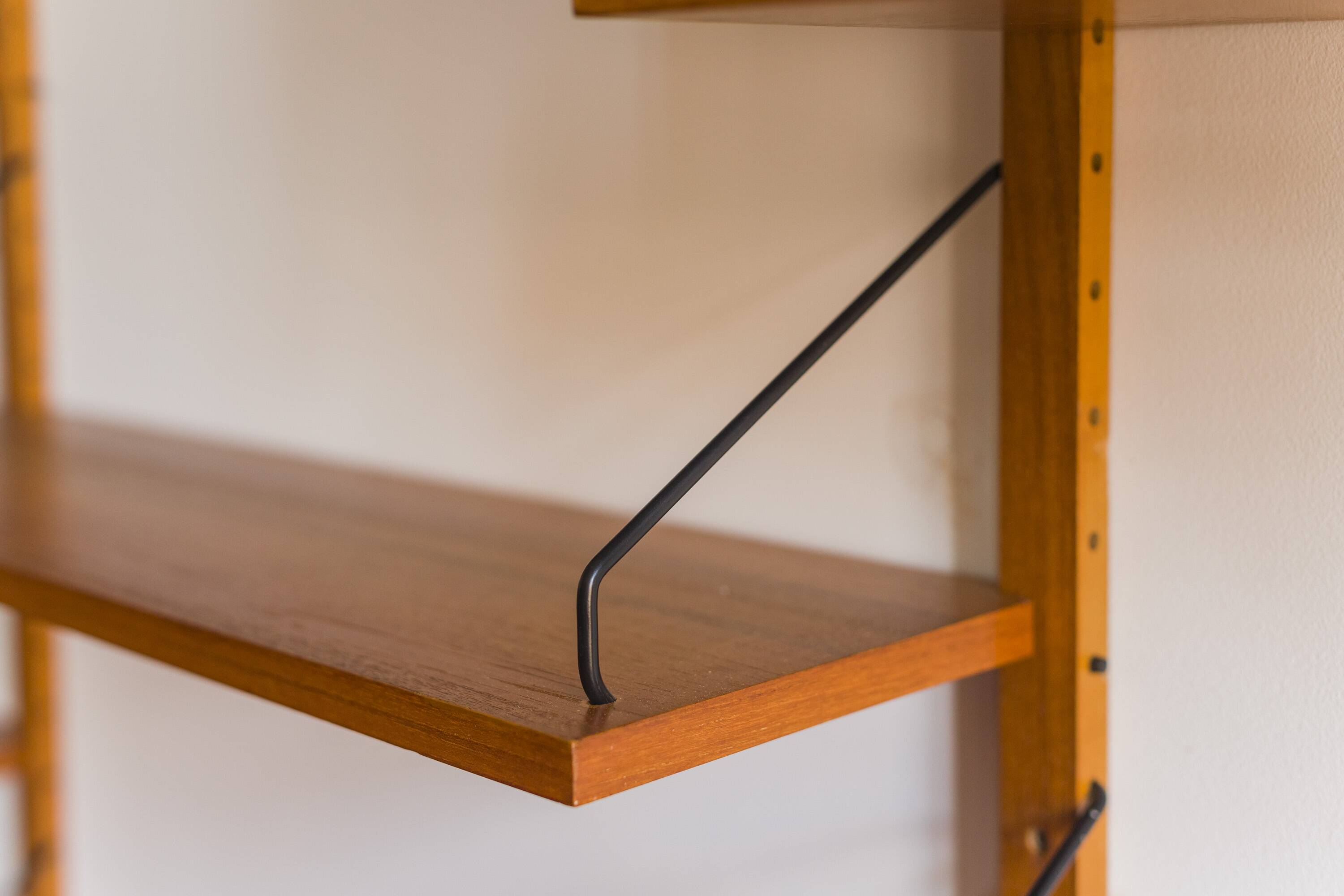 Modular Wall Shelving System by Poul Cadovius for Cado, 1960s