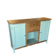 Buffet vintage bois et vert sauge