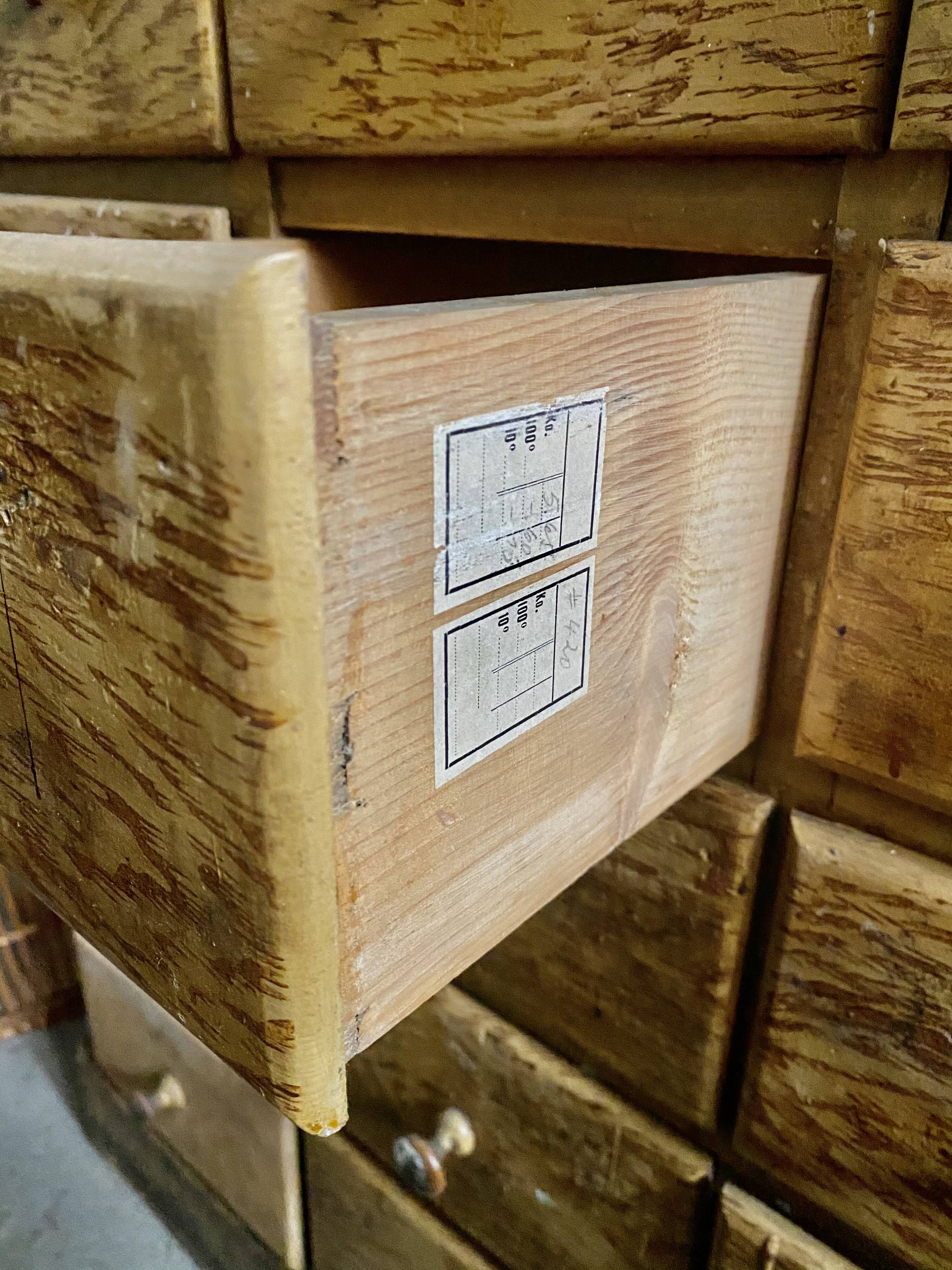 Pharmacy furniture in fir