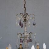 Pampille bronze chandelier and charm