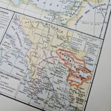 Printed in 1900, Europe in 1270. Original Authentic Vintage.