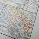 Printed in 1900, Europe in 1270. Original Authentic Vintage.