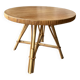 Round rattan coffee table top