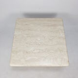 Italian Travertine Coffee Table, 1980s
