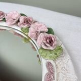 Mirror with a flower crown