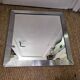 Square aluminum mirror from 1980 (50X50cm)