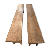 Pair of vintage benches