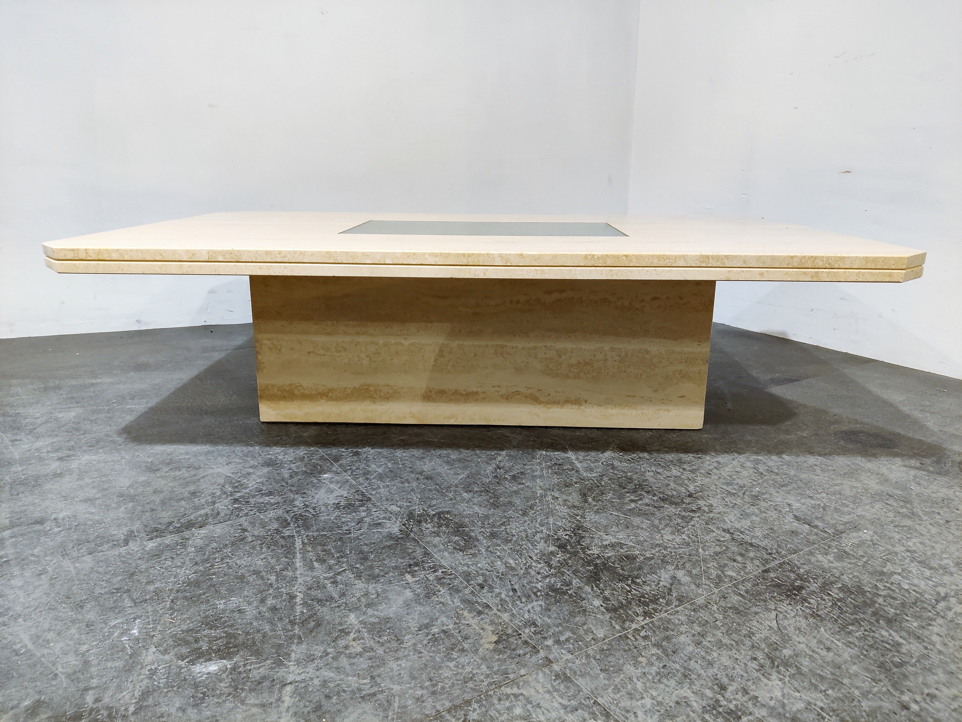 Table basse vintage par Georges Mathias, années 1970