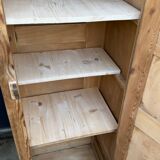 Vintage wooden wardrobe from 1940.