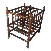 Napoleon III turned wood magazine or music sheet rack B848
