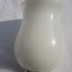 Pair of metal and 70's design opal glass wall light