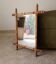 Antique French mirror from the Belle Époque in faux bamboo, 1890/1900.