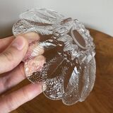 Lausitzer Glaswerke, East German (GDR) Crystal Glass Serving Bowl, Medea Design by R. Koschnick