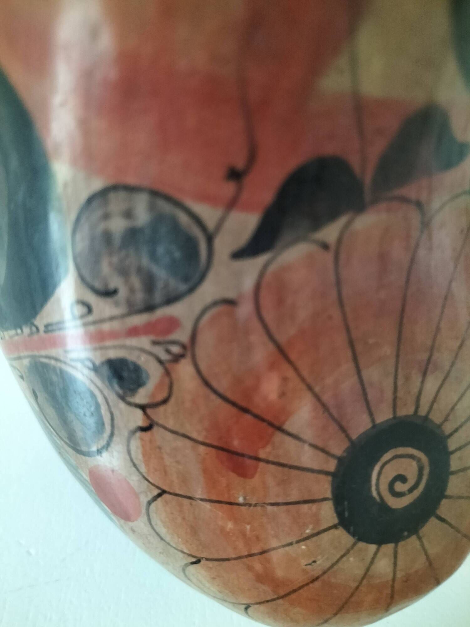Painted ceramic owl – Mexican craftsmanship from Tonalá