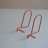 Pair of minimalist bookends from the 80s