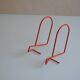 Pair of minimalist bookends from the 80s