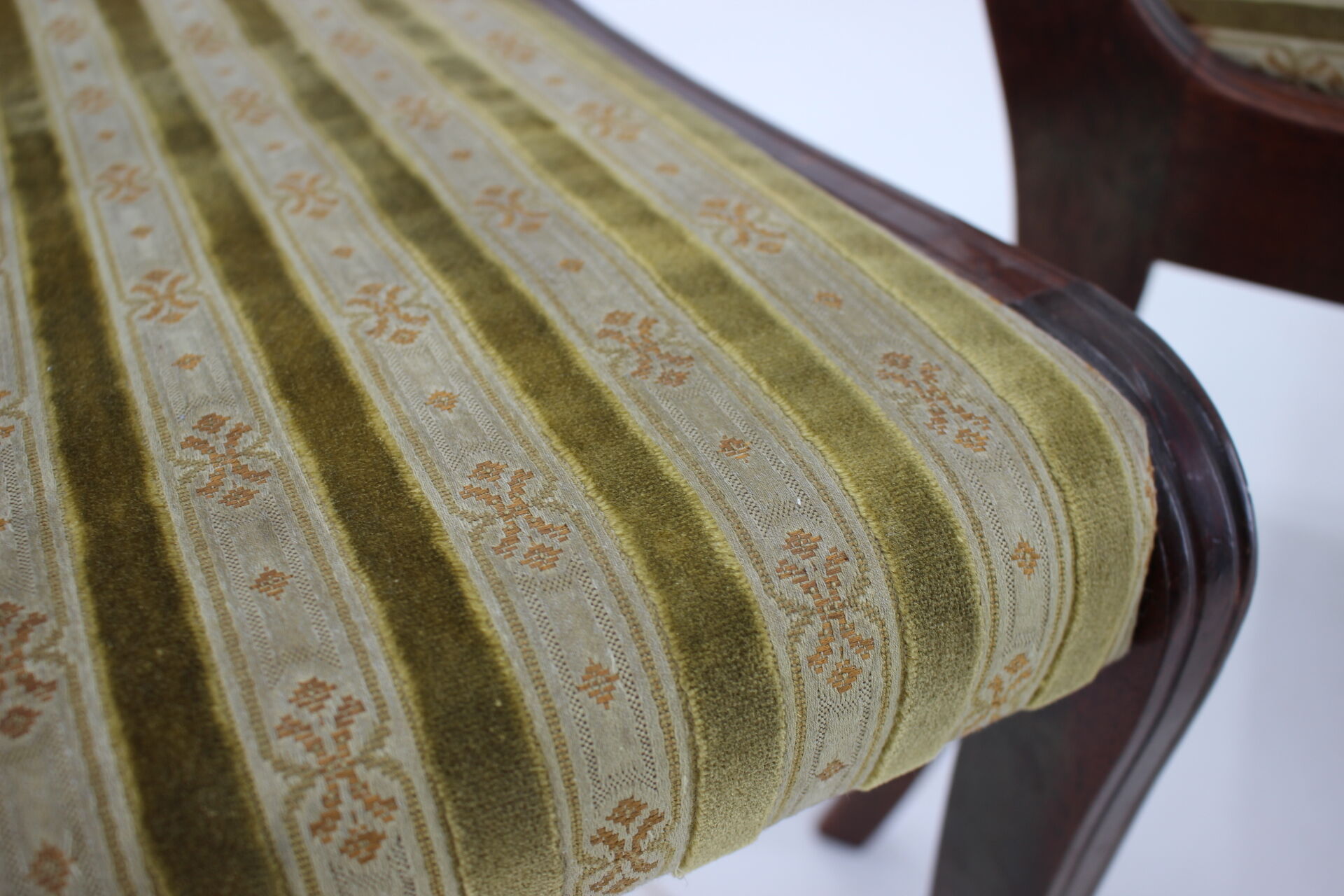 Set of four art deco dining chairs, 1940