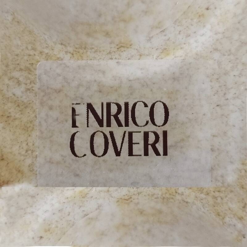 1970s Gorgeous Pair of Vases in Murano Glass by Enrico Coveri. Made in Italy