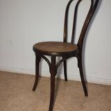Caned bistro chair
