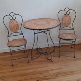 garden table + 2 chairs