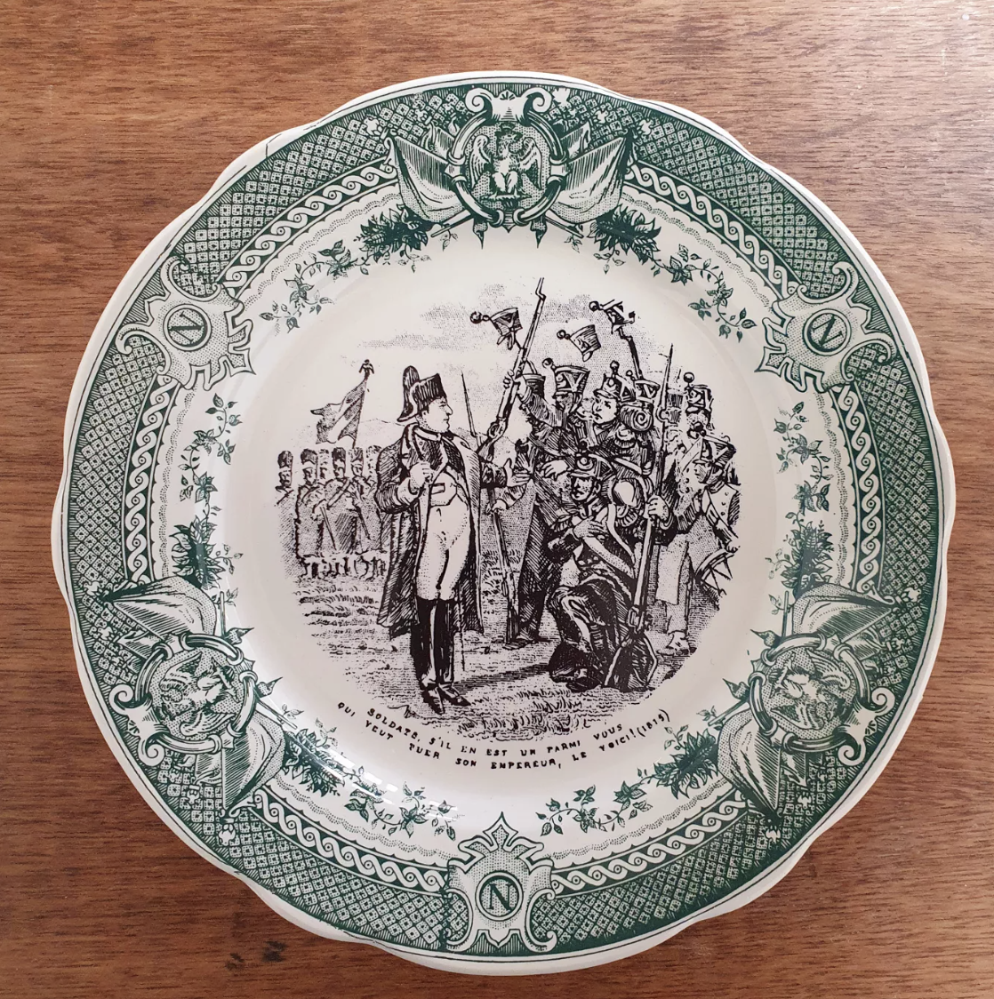 Talking plates Napoleon series