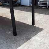 Industrial iron and wood table