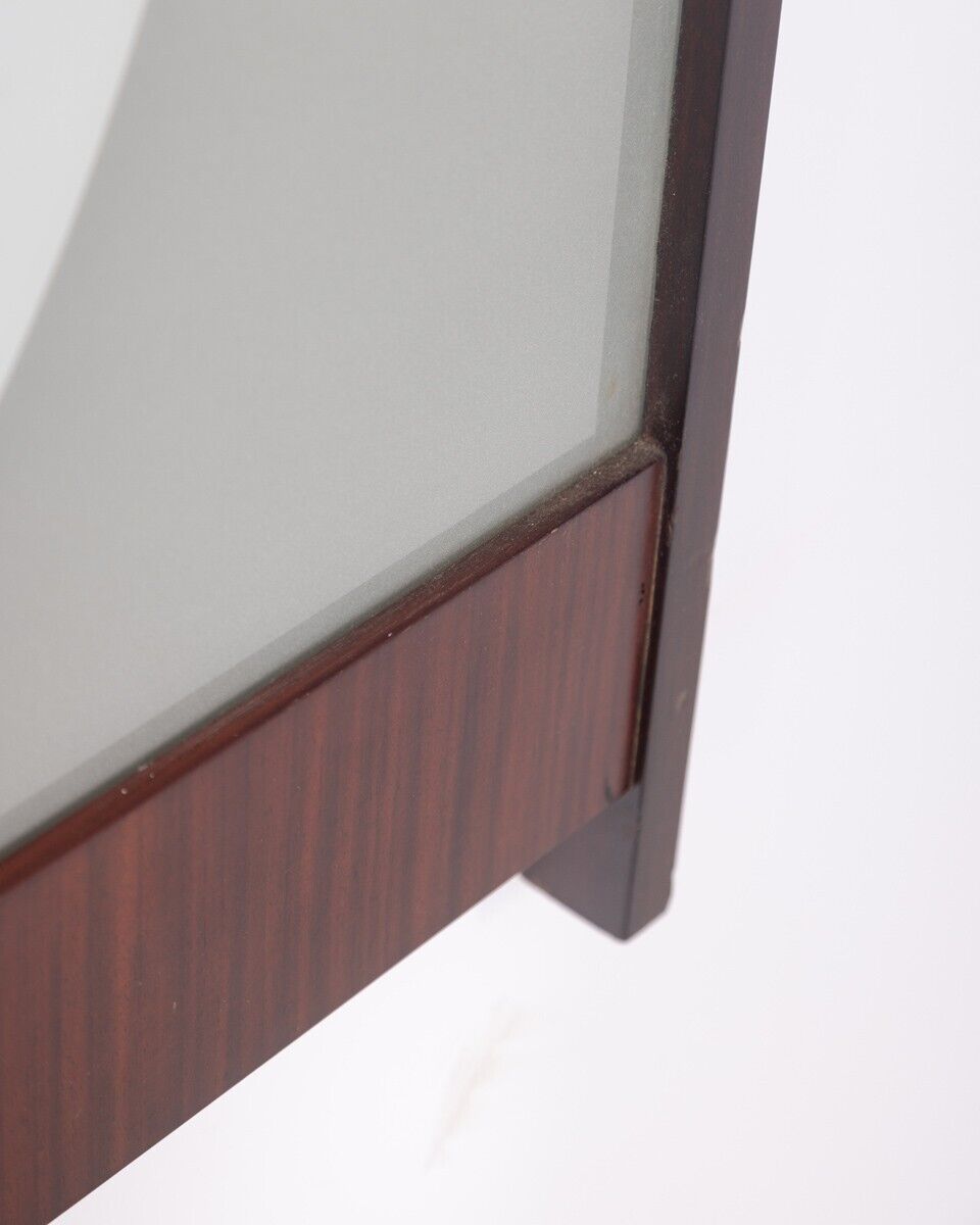 Vintage 60's wall mirror in rosewood italian design