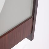 Vintage 60's wall mirror in rosewood italian design