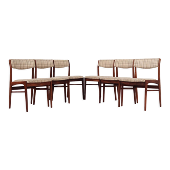 Rosewood chairs by Thorso scandinavian design 1970s