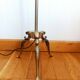 Tripod floor lamp brass circa 1950