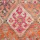 Tapis de couloir turc orange 3x10, 81x296 cm