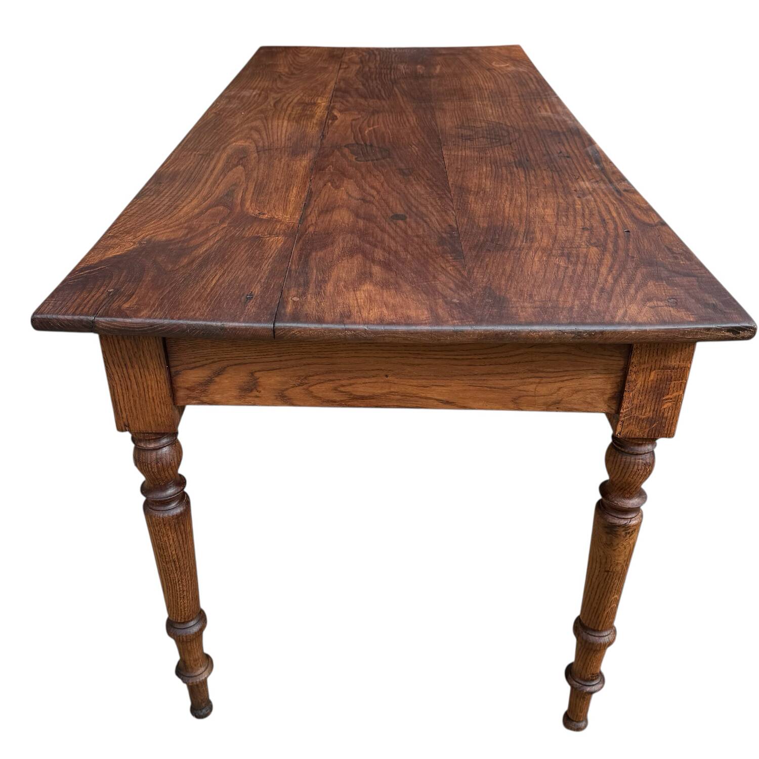 Louis Philippe oak table, 19th century, France