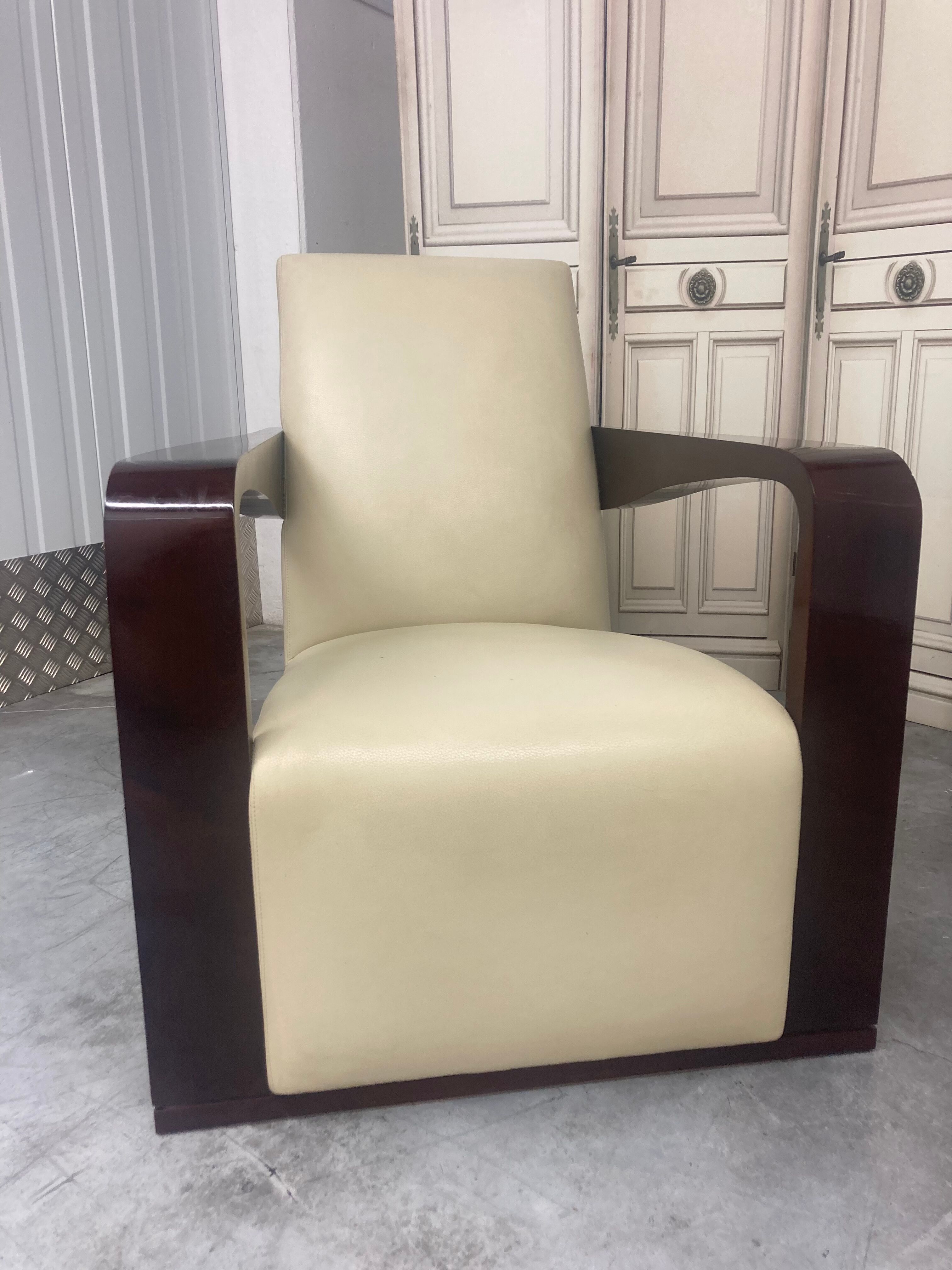 Ying armchair by Hugues chevalier