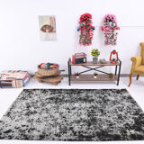 Distressed wool vintage tapis rugs 243x158cm