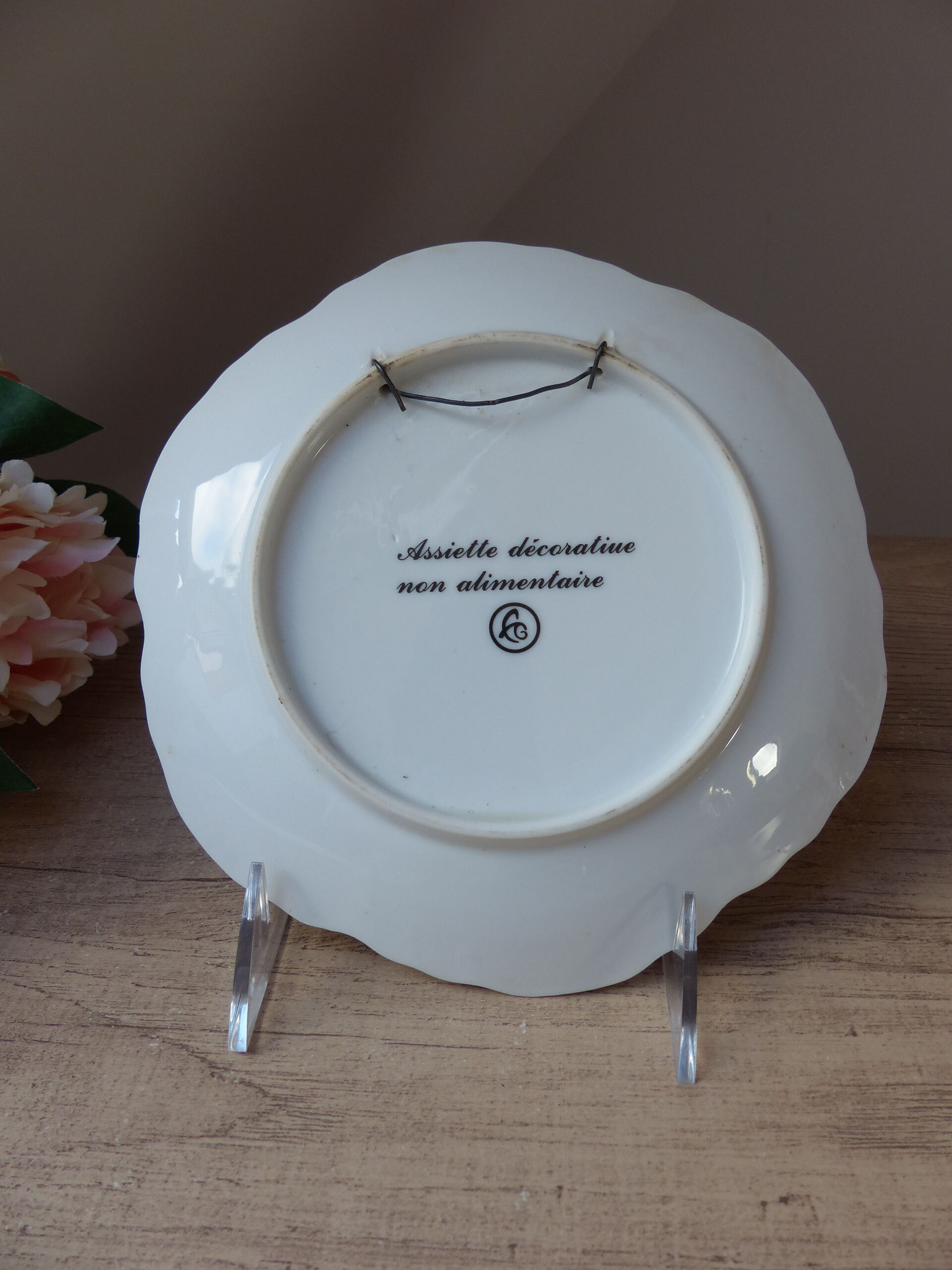 Plate decoration the old trades carrying water in the eighteenth century