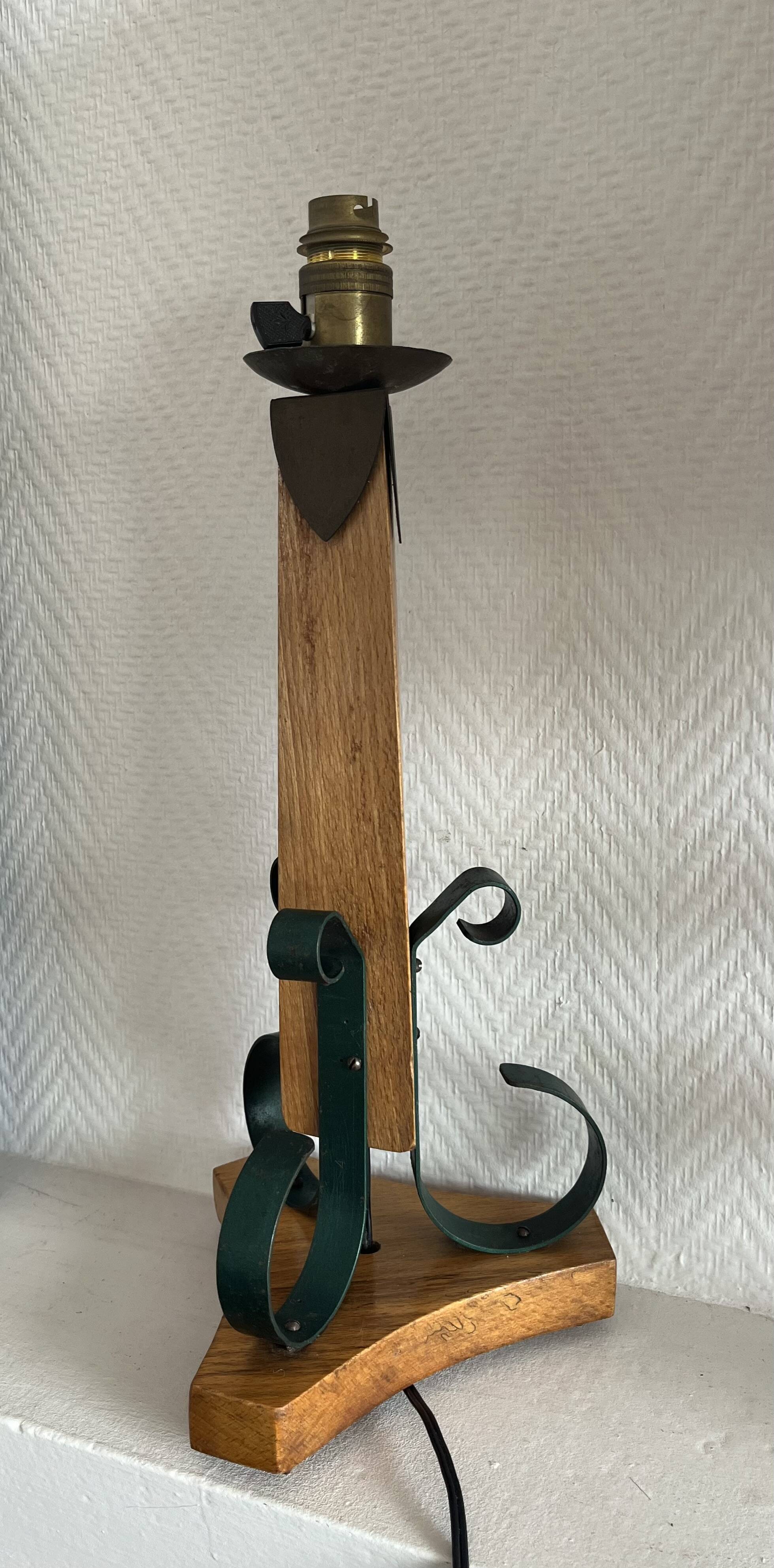 Vintage fifties desk lamp in Prouvé style