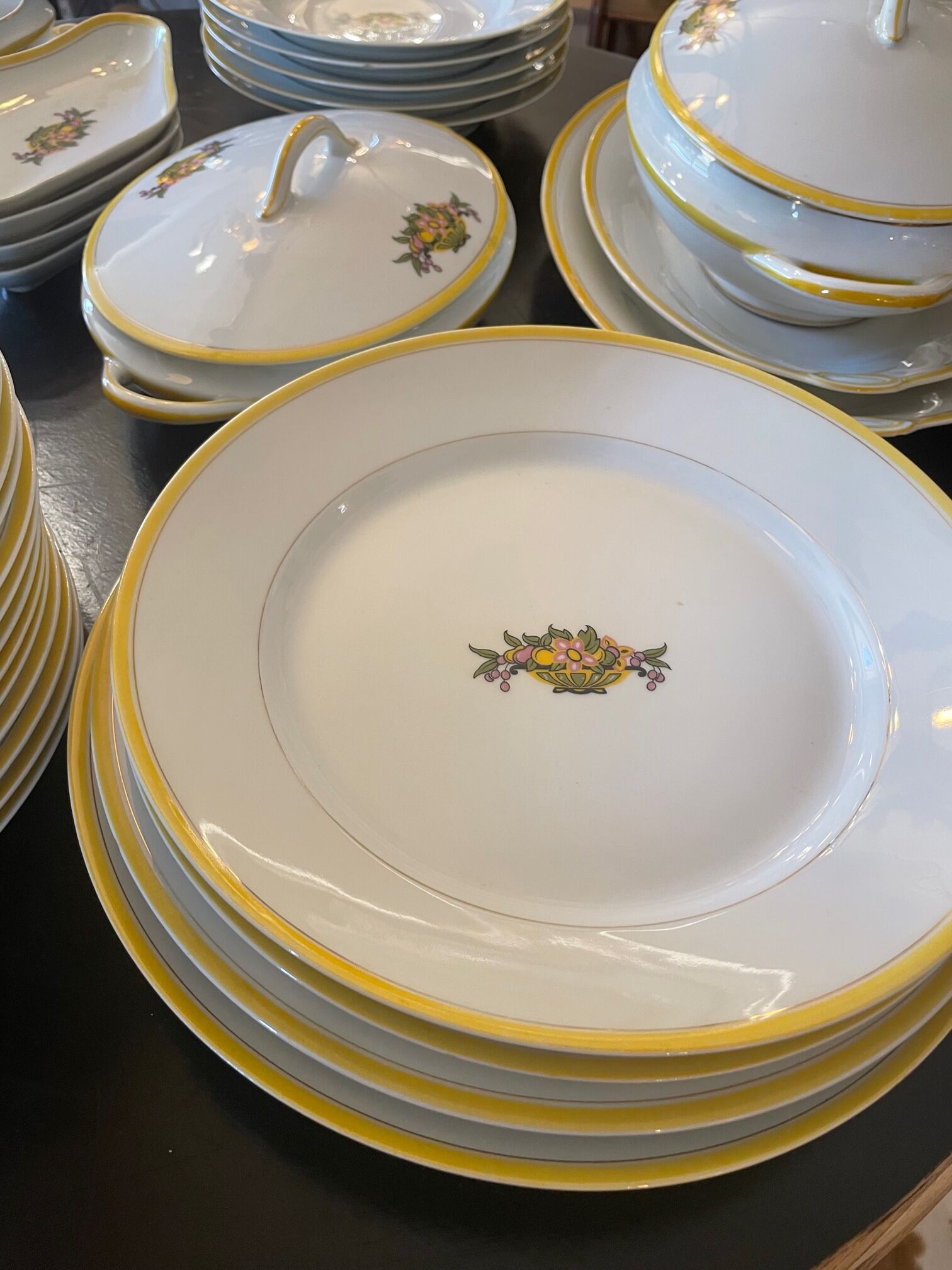 Limoges porcelain service