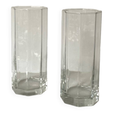 Pair of glass vase