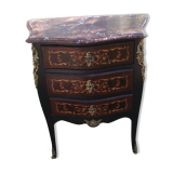 Chest of drawers between two Louis XV style late 19th early 20th.