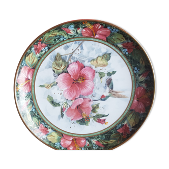 Numbered porcelain plate