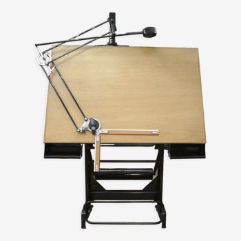Adjustable architect's desk Heliolith 1950