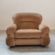 Pair of chenille armchairs 1970