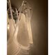 Set of Two "Rondini" Murano Glass Wall Sconces in Mazzega Style