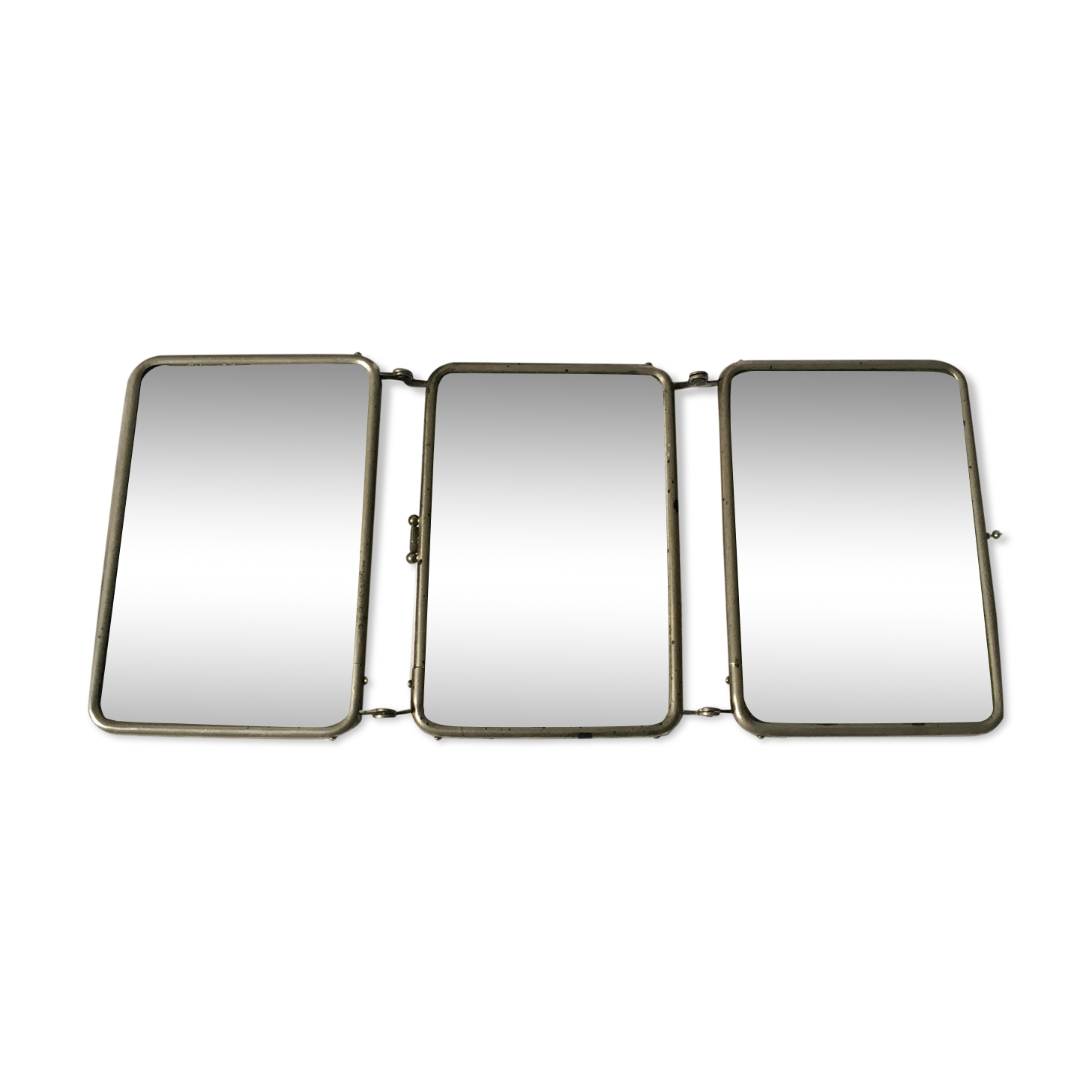 Mirror triptych barber